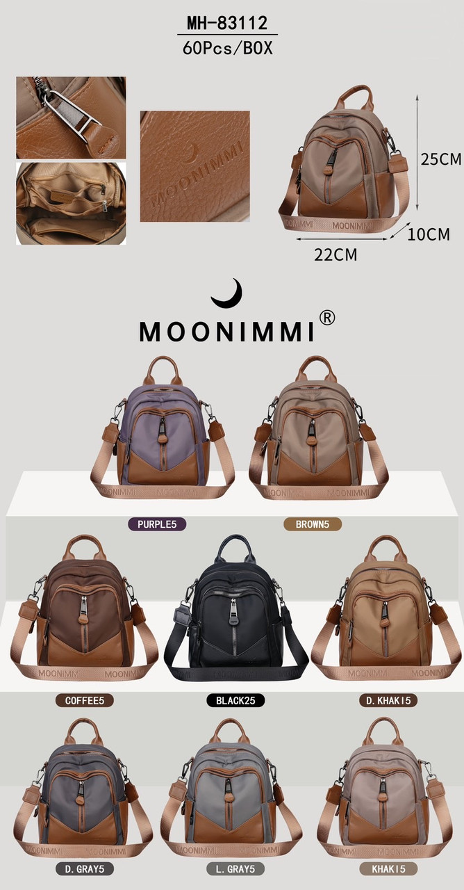 Рюкзак жіночий комбінований - штучна шкіра + нейлон!, фото 1