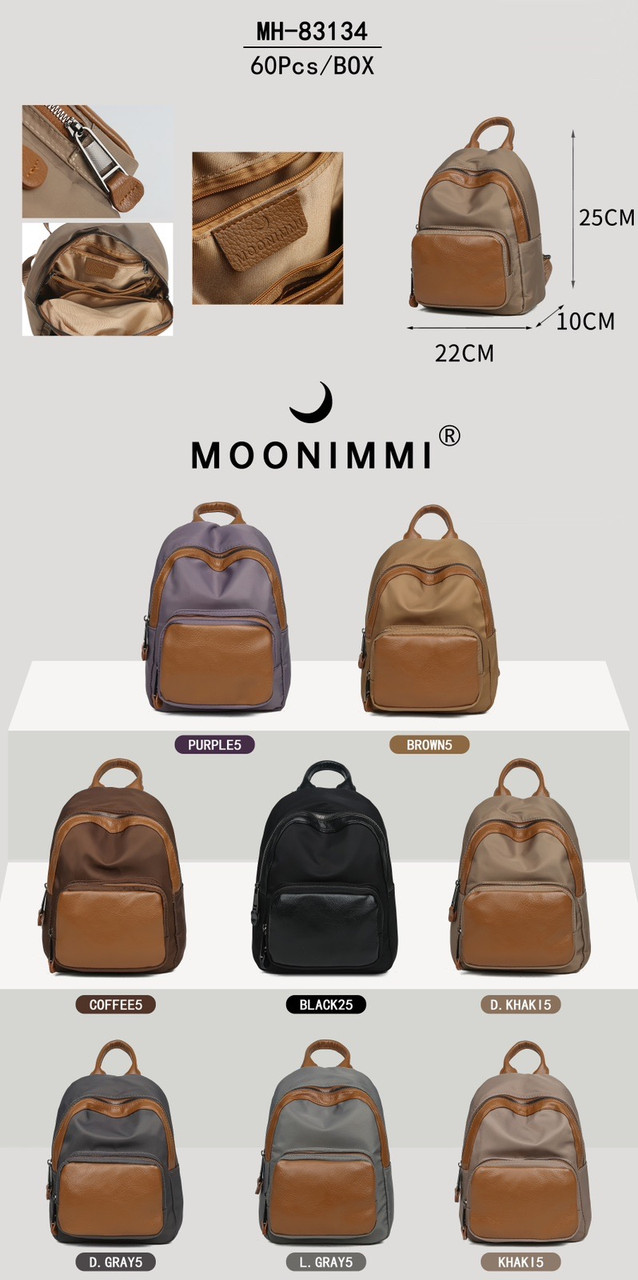 Рюкзак жіночий комбінований - штучна шкіра + нейлон!, фото 1