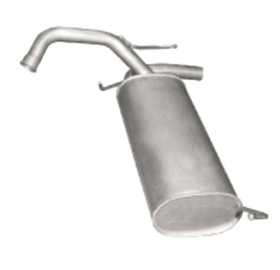 Глушник Fiat Sedici 06-14 Polmostrow задній (1.6/1.5)