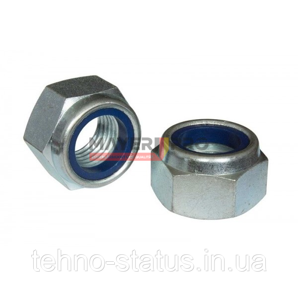 Гайка DIN 985 M30x2 10 цинк 122224-M, 122.224-M, 00+122.224-M