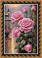 Схема для вишивки бісером Троянди під дощем ФК-052 (габардин)