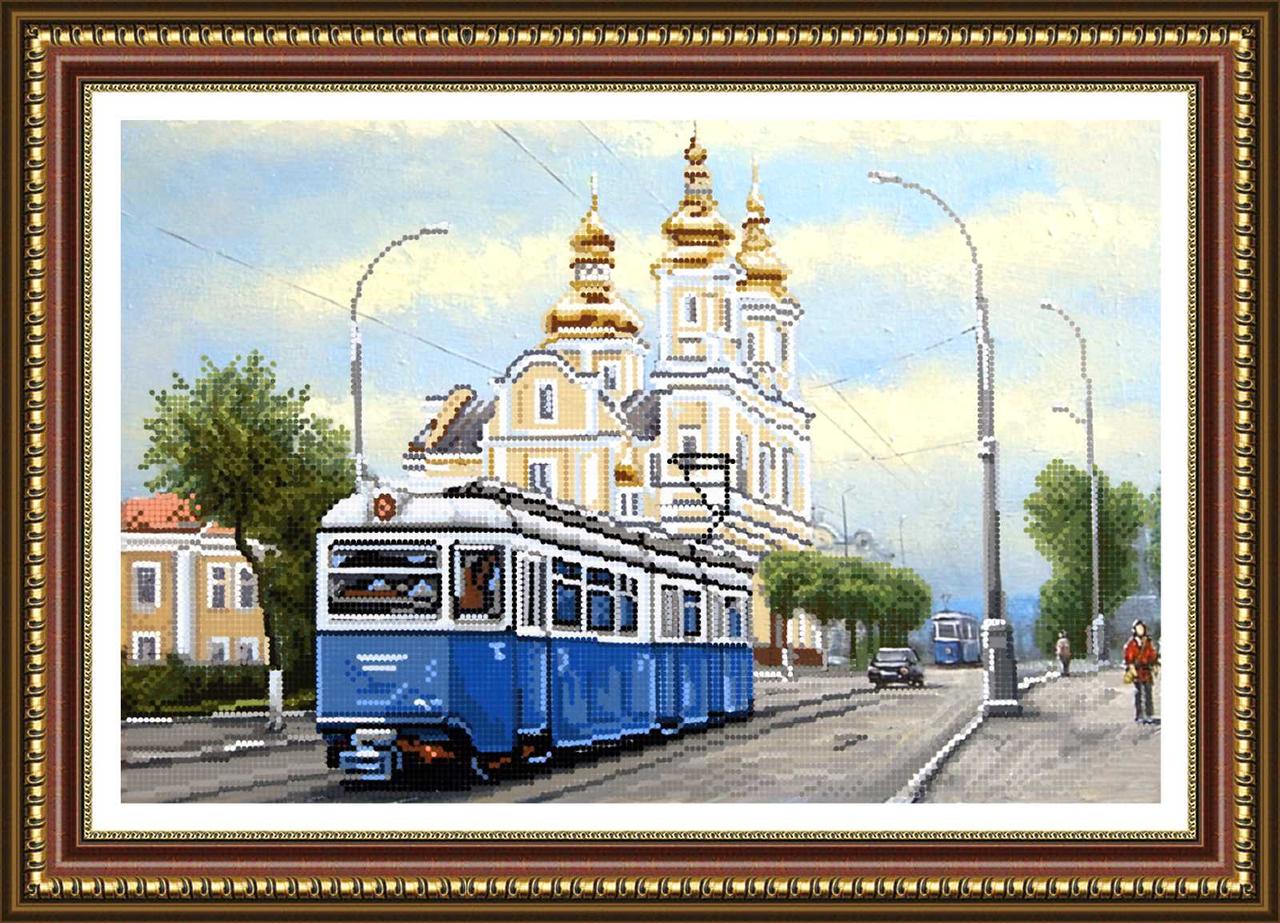 Схема для вишивки бісером Вінницький трамвай ФП-019 (габардин)