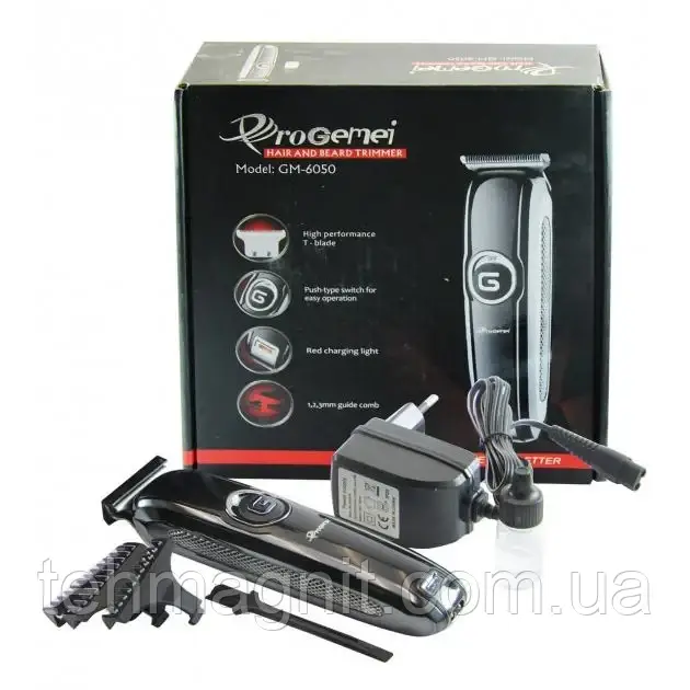Машинка для стриження волосся Gemei GM-6050