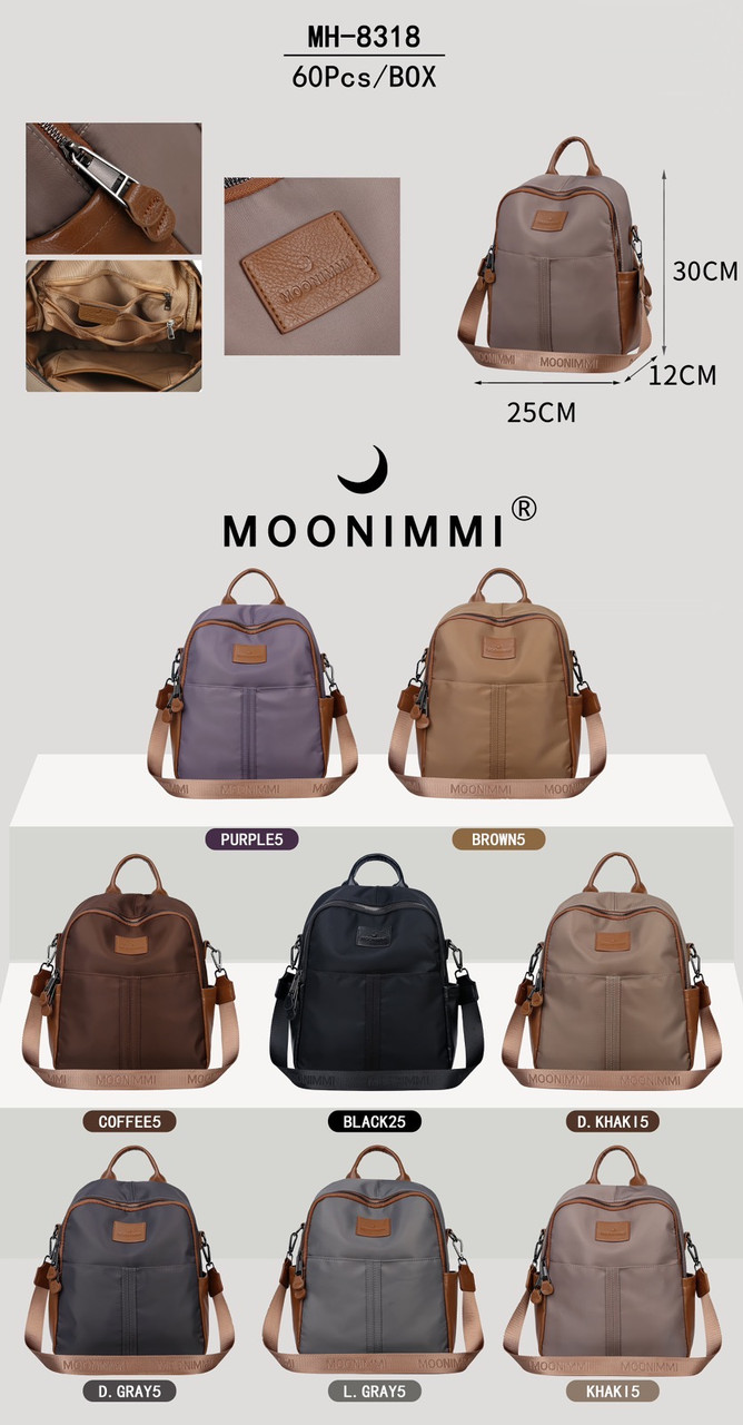 Рюкзак жіночий комбінований - штучна шкіра + нейлон!, фото 1