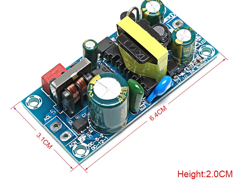 Плата блока живлення 220 — 5V 2A