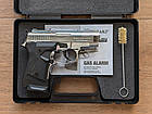 Стартовий пістолет Stalker 914 Shiny Chrome Сигнальний пістолет Stalker 914 Шумовий пістолет Stalker 914, фото 3