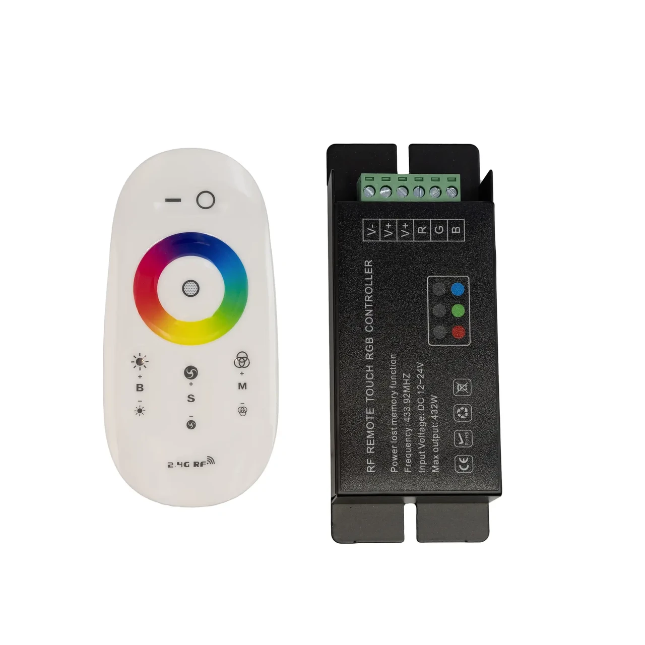 Контролер RGB Full-TOUCH 30А білий три канали по 10А 402054о