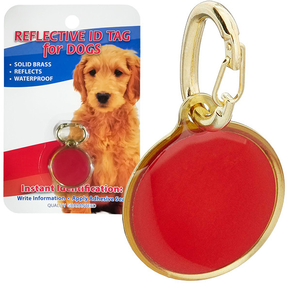 Coastal ID Tag КОСТАЛ БРЕЛОК світловідбивний для адреси до нашийника для собак, фото 1