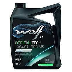 Моторне мастило Wolf OFFICIALTECH 10W40 ULTRA MS