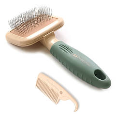 DoggyMan BS Slicker Brush ДОГГІМЕН СЛІКЕР ПУХОДЕРКА для собак і котів