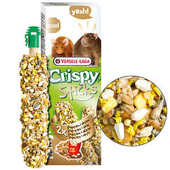 Versele-Laga Crispy Sticks Popcorn&Nuts ВЕРСЕЛЕ-ЛАГА КРІСПІ ПОПКОРН З ГОРІХАМИ ласощі для щурів, мишей 2х55г
