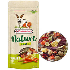 Versele-Laga Nature Snack Veggies ВЕРСЕЛЕ-ЛАГА НАТЮР СНЕК ОВОЧИ додатковий корм ласощі для кроликів та гризунів
