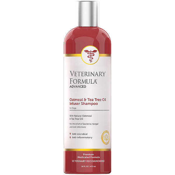 Veterinary Formula Advanced Oatmeal & Tea Tree Oil Shampoo ВЕТЕРИНАРНА ФОРМУЛА ЗВОЛОЖУВАЛЬНИЙ лікувальний шампунь для собак,, фото 1