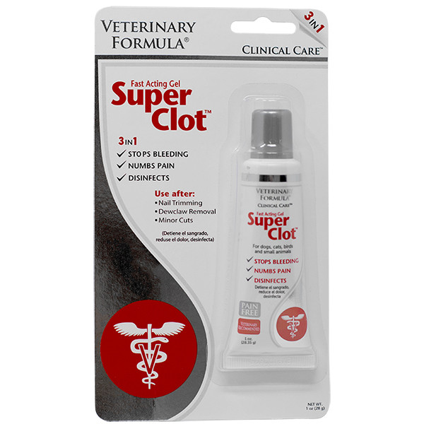 Veterinary Formula Clinical Care Super Clot ВЕТЕРИНАРНА ФОРМУЛА СУПЕР КЛОТ кровоспинний, знеболювальний, дезінфекційний гель