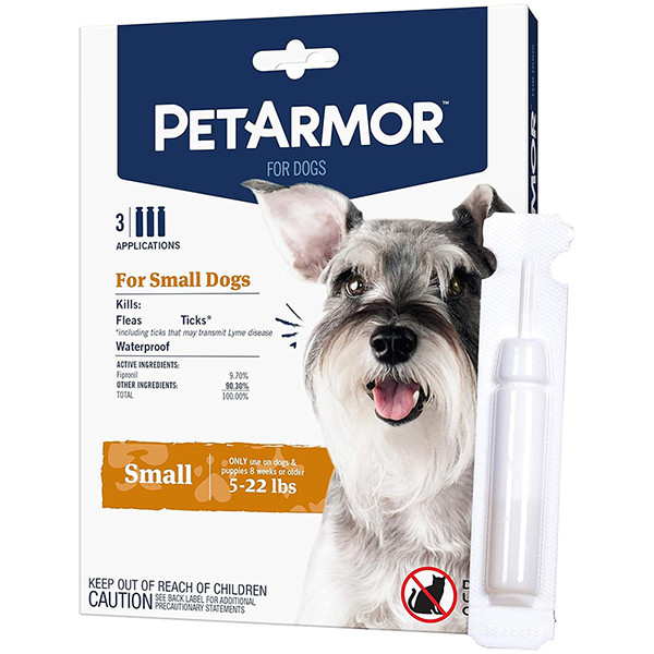 PetArmor Small ПЕТАРМОР краплі від бліх, кліщів, вошей для собак 2.2-10кг, 0.67мл, фото 1