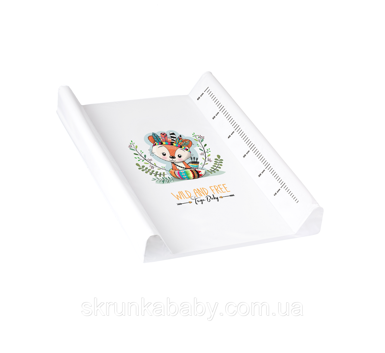 Килимок для пеленання WILD&FREE LITTLE FOX 50x70 см white