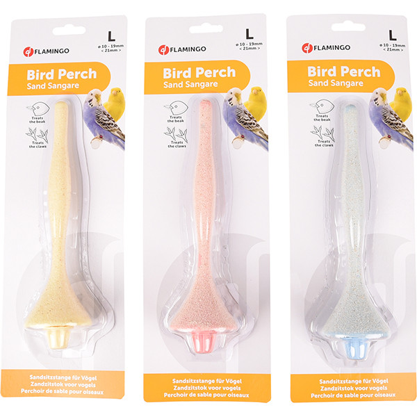 Flamingo Sand Perch Plastic ФЛАМІНГО ПІЩАНА ЖЕРДОЧКА для птахів, фото 1