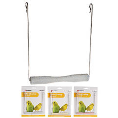 Flamingo Swing Sand Perch ФЛАМІНГО ГОЙДАЛКА з піщаною жердочкою, іграшка для птахів