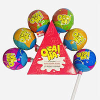 ОбаНа Чупс сюрприз на палочке,6шт