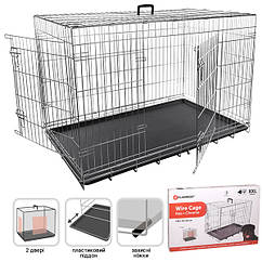 Flamingo Wire Cage Keo Silver ФЛАМІНГО КЕО СІЛЬВЕР КЛІТКА 2-х дверна для собак