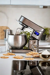 Планетарний міксер Тестомес Camry (Польща) CR 4223 Кухонний комбайн Чаша 5 л. 3 насадки