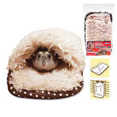 MiniAniman Hamster Warm Pocket Bed МІНІЕНІМЕН М’ЯКИЙ КАРМАН підвісне спальне місце для хом’яка