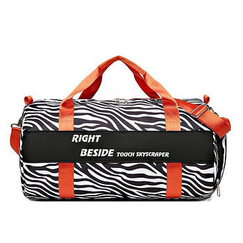 Сумка спортивна дорожня на блискавці з довгим ремінцем в різних кольорах Ares