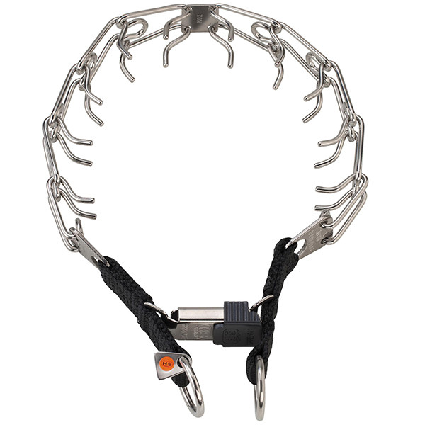 Sprenger Ultra-Plus Training Collar СПРЕНГЕР УЛЬТРА-ПЛЮС ПАРФОРС строгий нашийник для собак, 2 кільця і замок ClicLock, нержавіюча