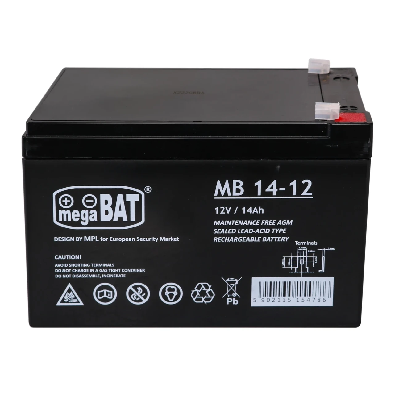 Гелевий акумулятор 12V/14Ah для дитячих електромобілів, фото 1