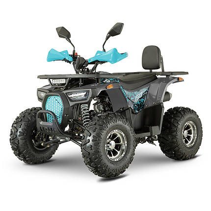 Квадроцикл FORTE ATV150P Чорно-блакитний, фото 1