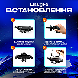 Автомобільний тримач для гравітаційного AWparts підставка для телефону в машині від 65 мм до 80 мм Чорний, фото 4
