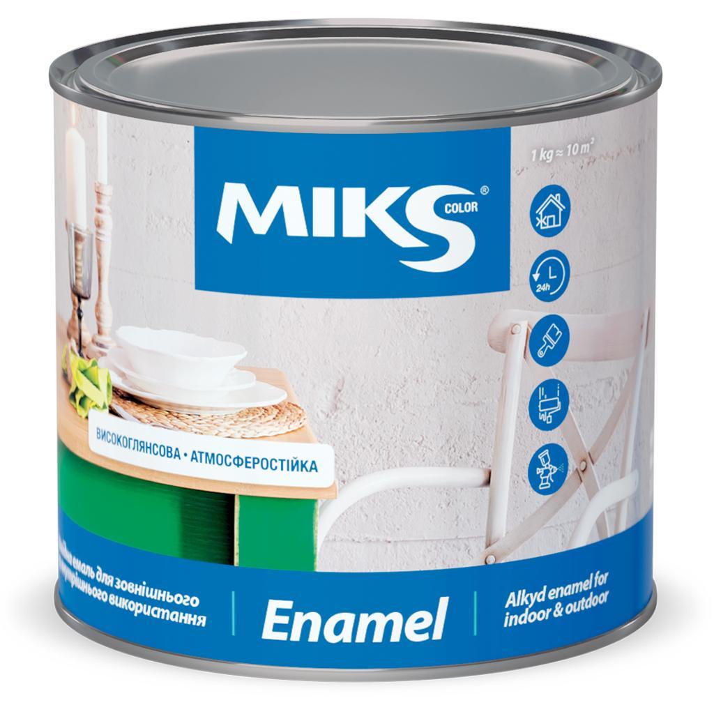 Емаль алкідна МІКS Color біла 2,8 кг