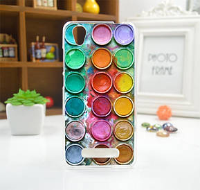 Силіконовий чохол на ZTE Blade X3 A452 з картинкою Палітра фарб