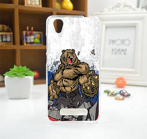 Силіконовий чохол на ZTE Blade X3 A452 з картинкою Ведмідь