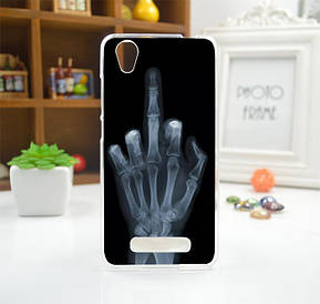 Силіконовий чохол на ZTE Blade X3 A452 з картинкою Fuck