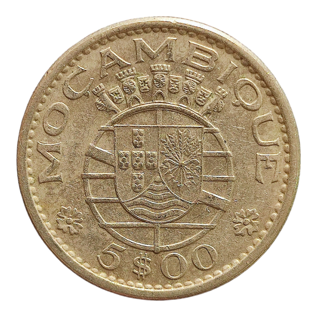 Мозамбік 5 ескудо, 1973, фото 1