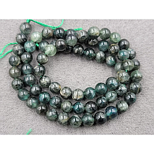 Намистини Кіаніт 6мм зелений