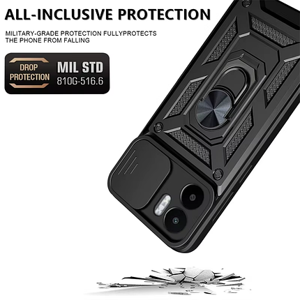 PC + TPU чохол Camshield Armor для ZTE Blade V50 Design 5G/зелений, фото 2