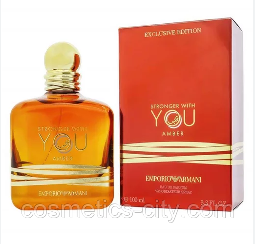 Парфюм унисекс Armani Emporio Stronger With You Amber, 100 мл. (premium), фото 1