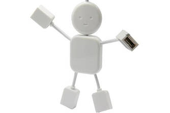 USB-хаб Чоловічок hub 4 порти розгалужувач