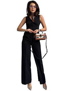 Чорний Жіночий костюм - тренд сезону — вишуканість, стиль і комфорт в одному образі