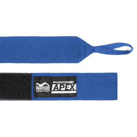 Бинти для боксу Phantom APEX Blue 400cm. (4м.), фото 3