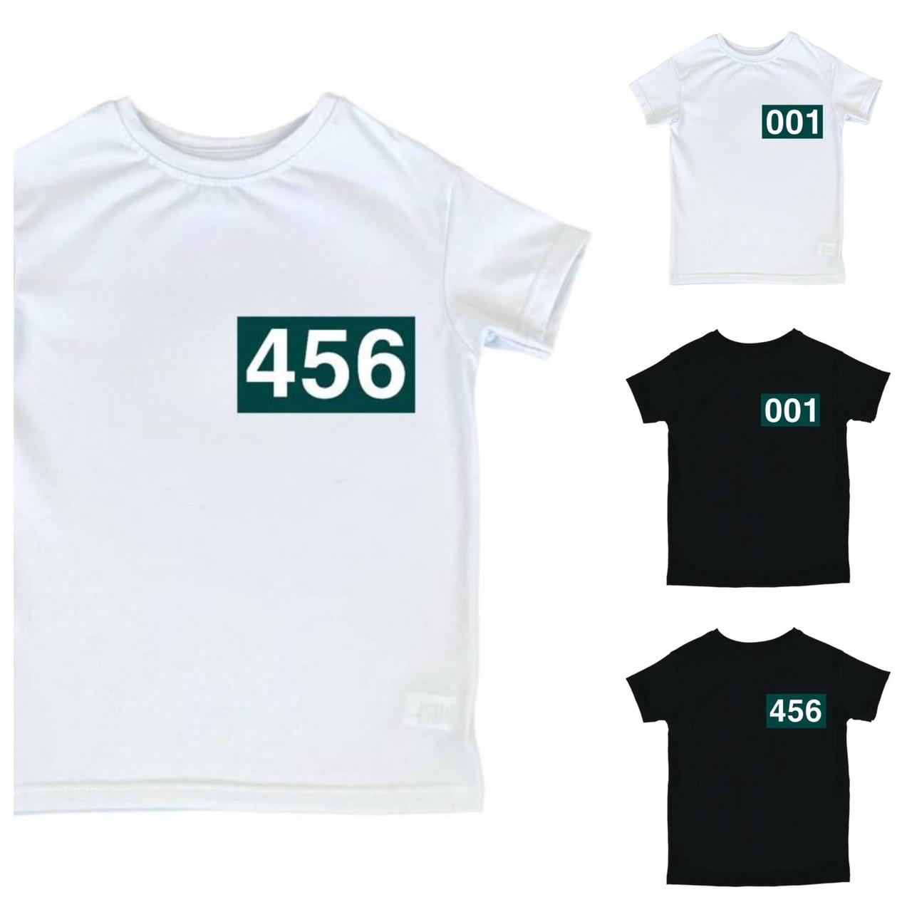 Футболки «456 001» Гра в кальмара