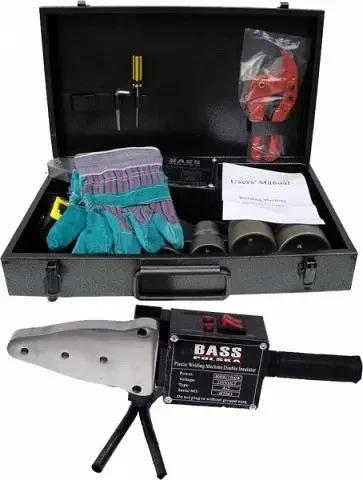 Апарат для зварювання поліпропіленових труб в чемодані 800 Вт/1500 Вт Bass Polska 6503