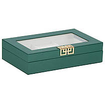 Скринька для прикрас (футляр для біжутерії) Springos 23.5 x 14 x 5.5 см HA1042, фото 2