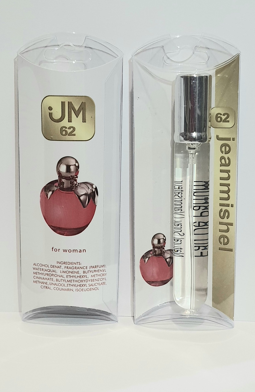 Парфуми ручка 20мл JeanMishel №62, аромат схожий на Nina Ricci Red Apple жіночий парфум