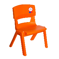 Стілець дитячий Irak Plastik Jumbo №1 помаранчевий