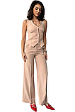 Бежевий Жіночий костюм - тренд сезону — вишуканість, стиль і комфорт в одному образі, фото 5