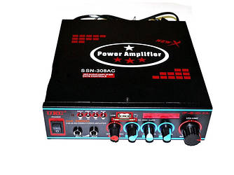Підсилювач звуку UKC SN-308AC USB+SD+MP3 караоке