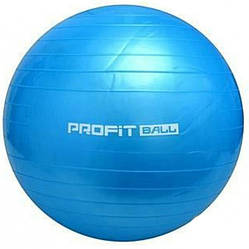 М'яч для фітнесу Фітбол Profit 75 см посилений 0277 Blue